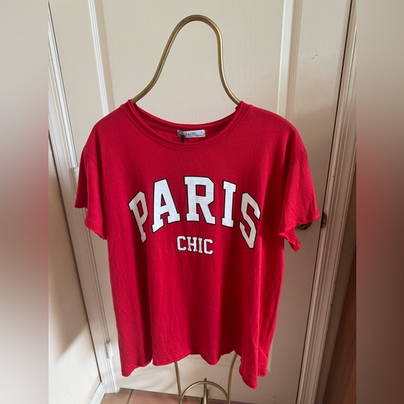 Tops - LA / TC Red Paris Chic T-Shirt